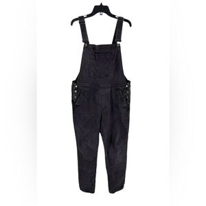 Boden Black Denim Overalls